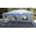 GAZEBO TENDA Pieghevole 6x3 BIANCO Pvc - COMPLETA LATERALI E BORSONE